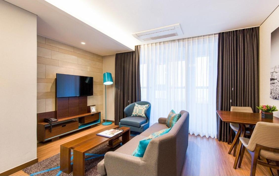 Haeundae Wide Ocean View & Residence Busan Bagian luar foto